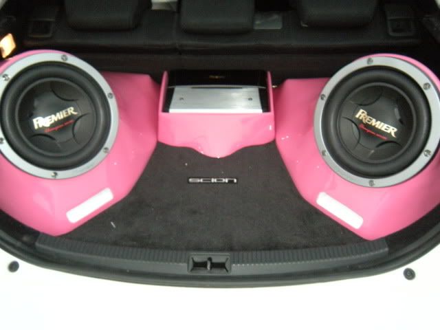 Newest build...'09 Scion TC Speaker box DSCN0220