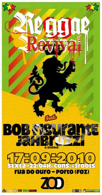 REGGAE REVIVAL @ ZOO lounge (barco) - Porto ReggaeRevivalZoo-flyer