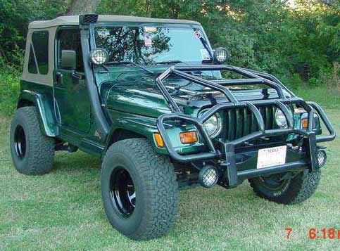 The new Mad Max brushguard option Jeep-safari-snorkel