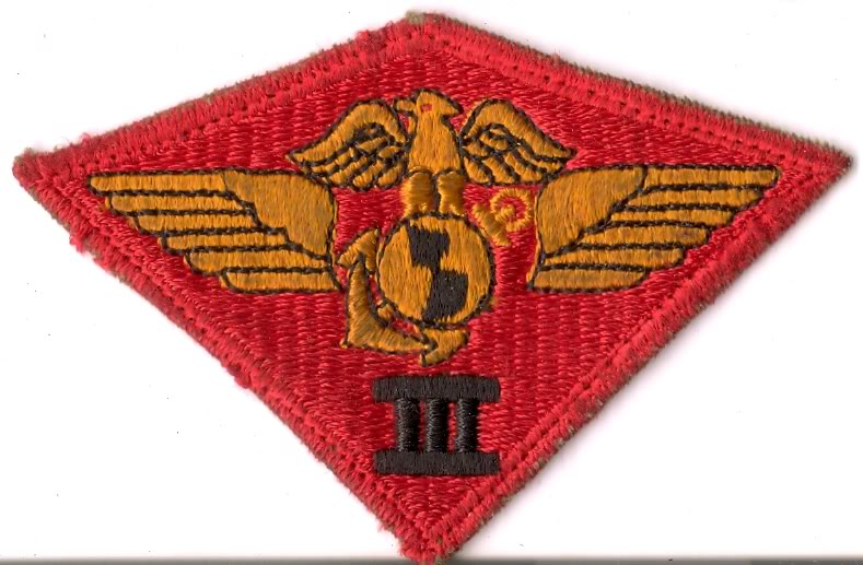 WWII Marine Patches 3rdmaw