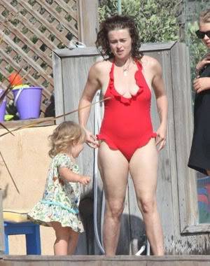 Helena Bonham Carter enjoys Malibu Beach in a swimsuit Fp_3447414_carter_burton_sam_082209