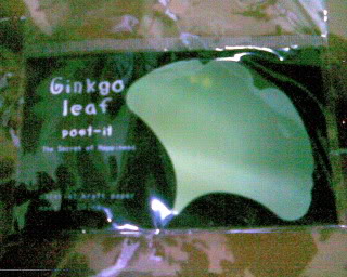 Ginkgo leaf sticker-Note hoa rẻ quạt^^ Anh005