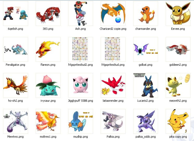 mas de 200 renders... Capturapoke