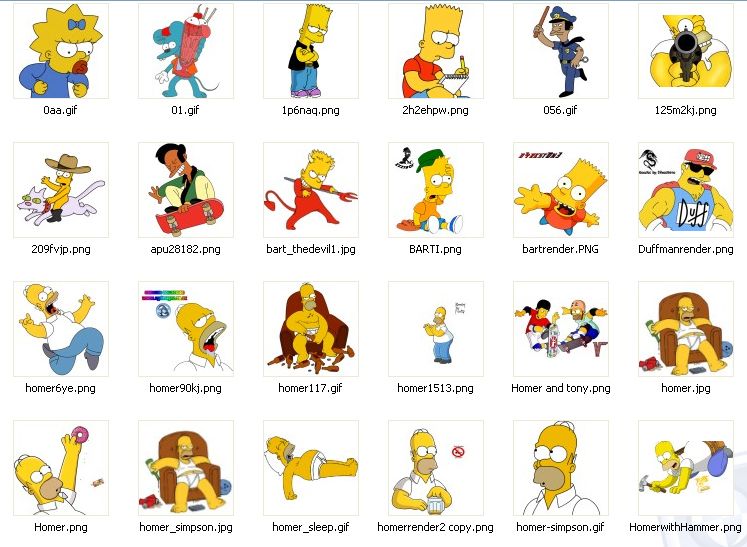 mas de 200 renders... Capturasimpsons