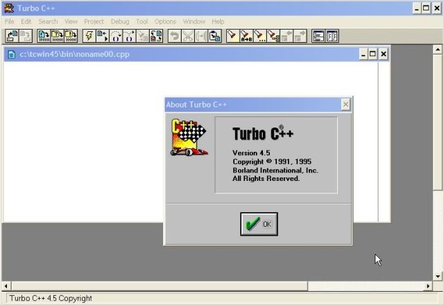 turbo c++ 4.5 for windows 10