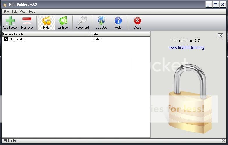 HIDE FOLDER 2009 Hidefolder