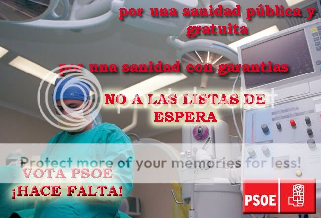 Campaña electoral del Partido Socialista Obrero Español (PSOE) Sanidad