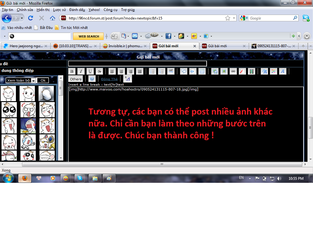 Cách post ảnh lên Forum ! 4-1