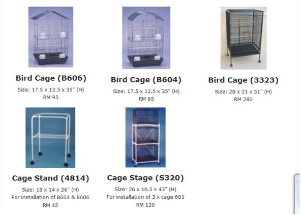 Pre-Order Rabbit, Bird, Cat & Dog Products, Cheap & Affordable! Only at PetPlayGround!! Po-birdcage2