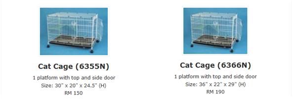 Pre-Order Rabbit, Bird, Cat & Dog Products, Cheap & Affordable! Only at PetPlayGround!! Po-catcage1