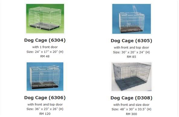 Pre-Order Rabbit, Bird, Cat & Dog Products, Cheap & Affordable! Only at PetPlayGround!! Po-dogcage1