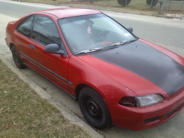 1993 EG coupe mint red no rust AUTOMATIC $1,100 IMG00139