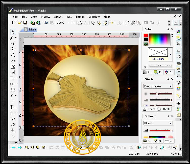 تعال نتعلم التصميم مع برنامج RealDRAW Professional ( موضوع شامل ) Mask7