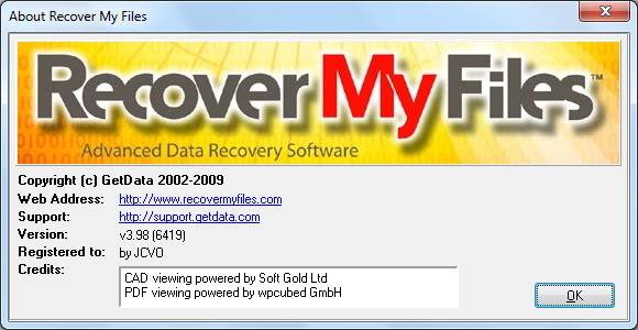  برنامج استعادة الملفات المحذوفة Recover My Files 3.98 Build 6419  18