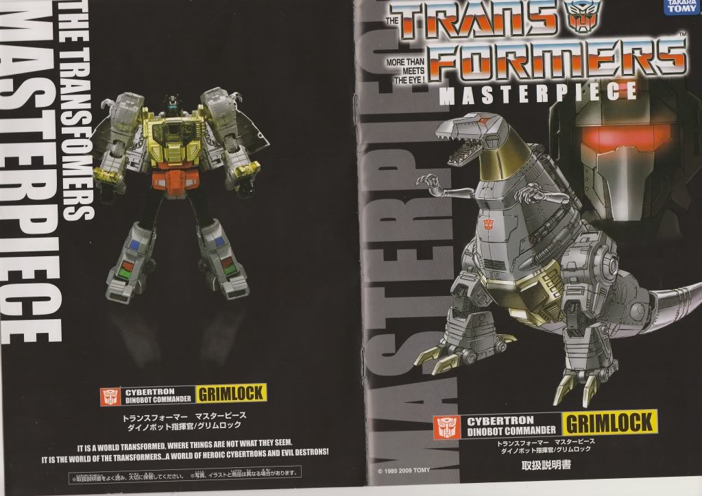 Masterpiece Instruction Scans MPGrimlock1