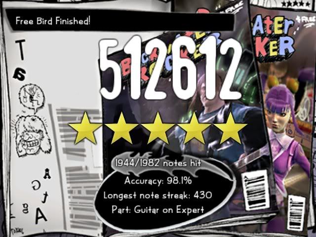 My Freebird Sightread (Yes, I've never played that song :P) FretsOnFire2008-12-3015-10-01-69