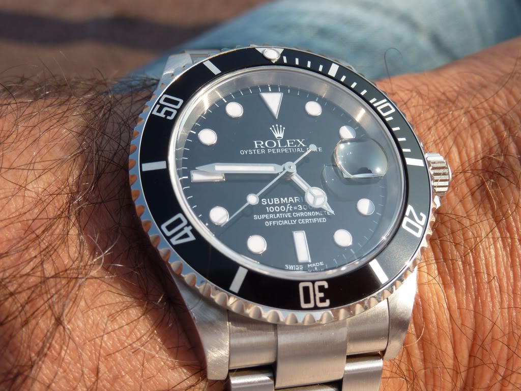 Rolex Submariner « verte » 16610LV : les spécificités des cadrans Mark 3, 4 et 5 SUBLVNICE092