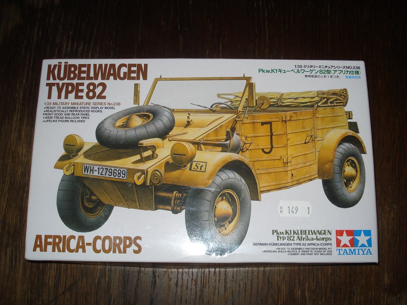 Kübelwagen type 82 Africa Corps, Tamiya 1/35 Kubelwagen_type_82_35th_box_zpswsansjac