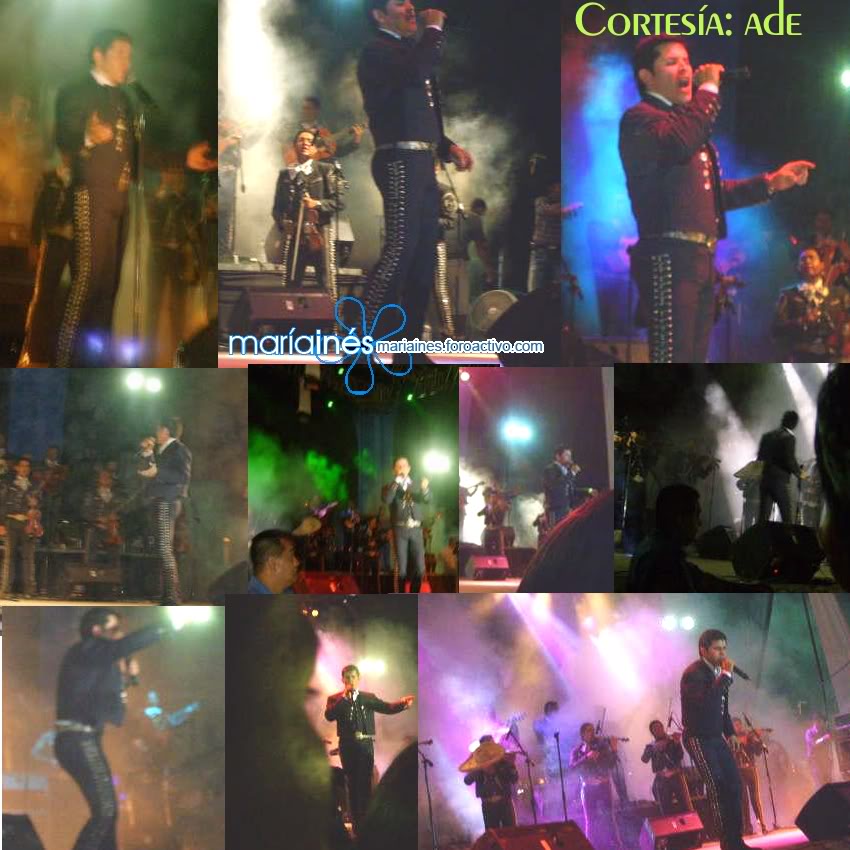 Collage de fotos de Raúl en el concierto de  Cuernavaca Ade