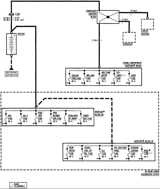 Push Button Ignition Powerdistributionschematic