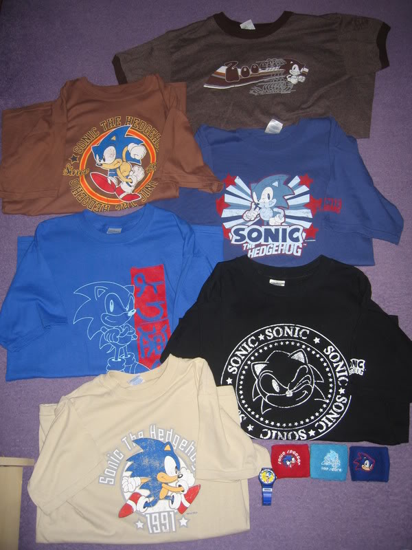 Your Sonic Collection! SonicTshirts