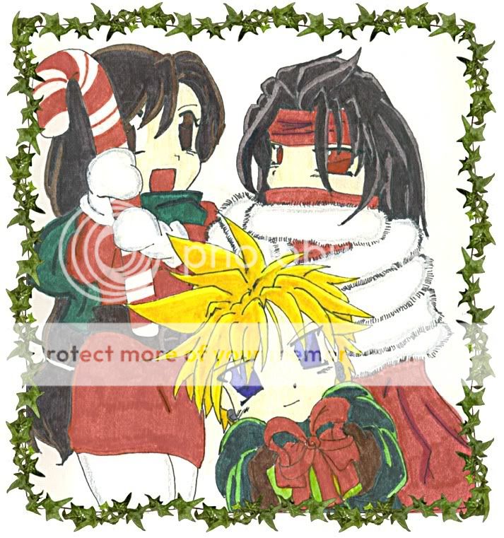 Fan Art - Anime Merry_Christmas_05_FF7