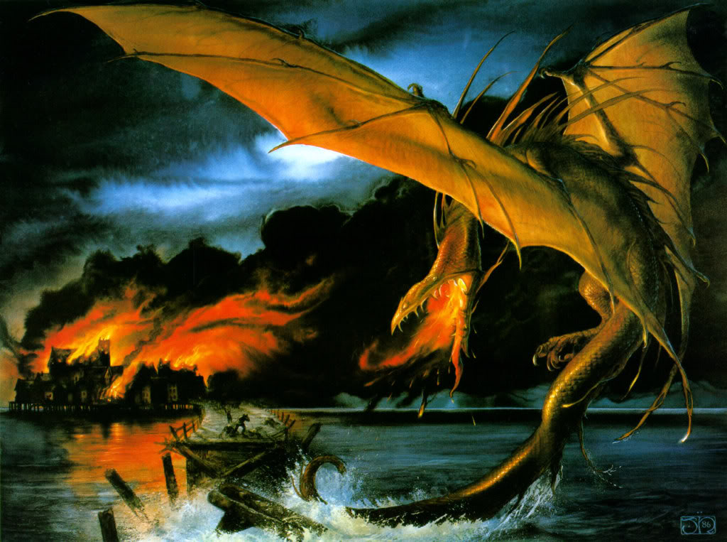 Art John Howe Smaug