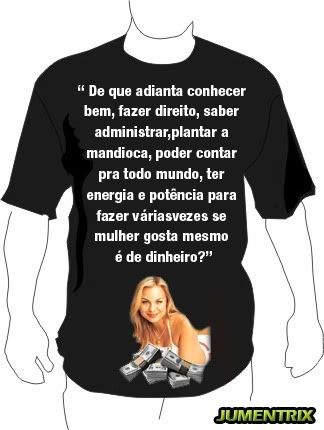 Célebre frase em camiseta ATT1803652