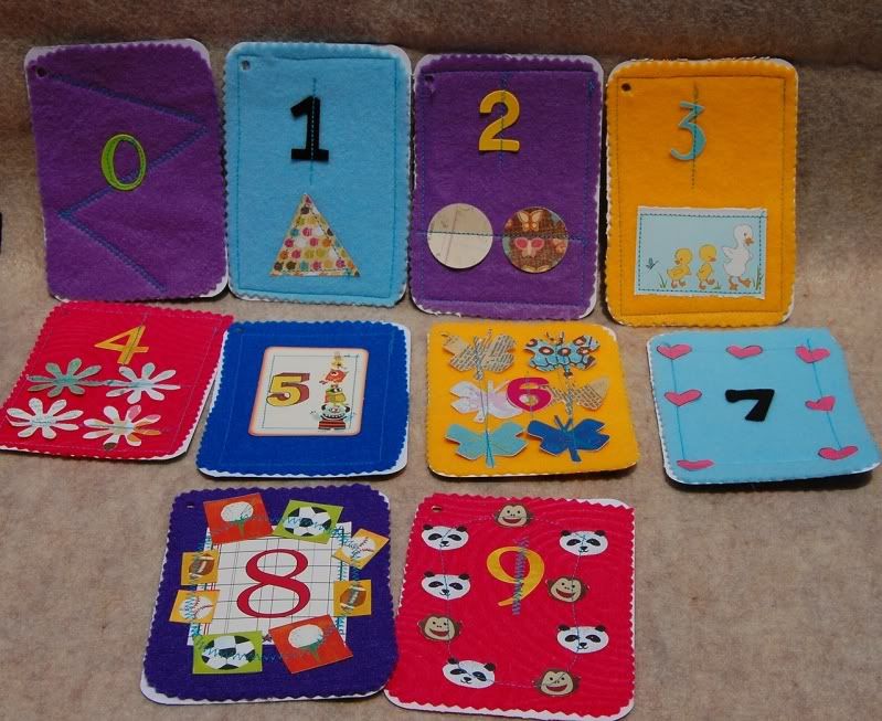 Felt Number Flashcards Numberflashcards2