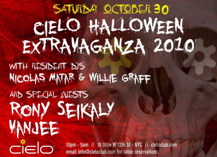 Sat, Oct 30 | Cielo Halloween Extravaganza 2010 CieloHalloween