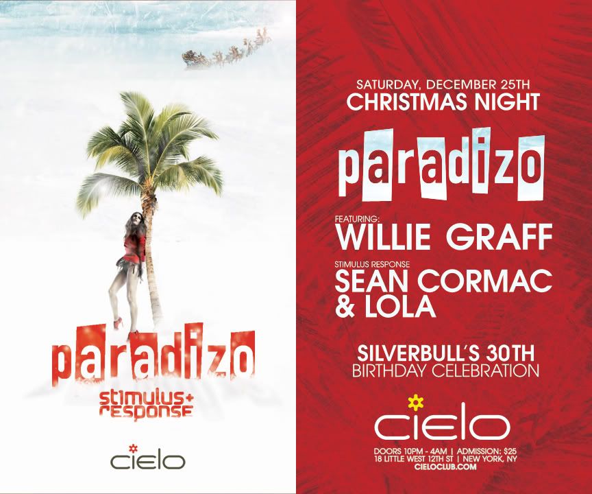 Sat, Dec 25 | Paradizo vs Stimulus Response @ Cielo Paradizo1225