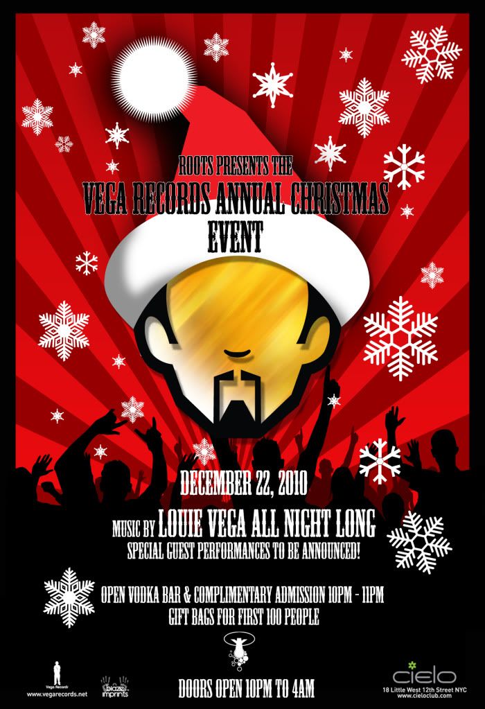 Wed, Dec 22 | Roots Presents Vega Records Christmas Party @ Cielo Roots1222