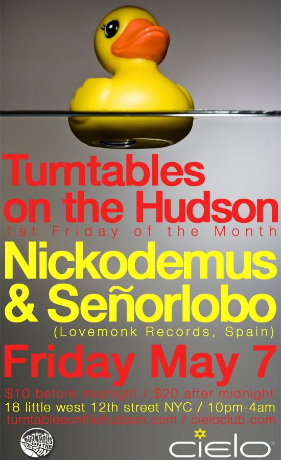 Fri, May 7 | Turntables on the Hudson Presents Nickodemus & Senorlobo TOTH0507