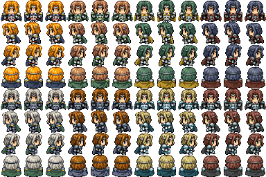 [RM VX] [VX/ACE] MegaPack de Recolores y Edits del RTP Sprite_Actor01-05