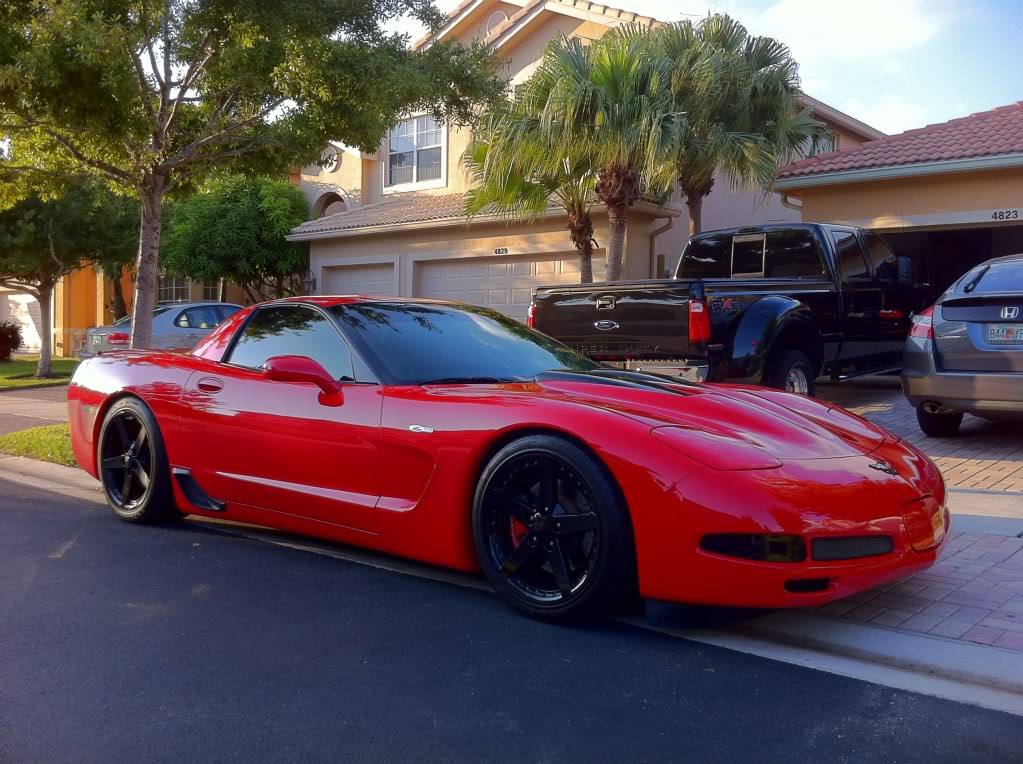 C6 Corvette Motorsport wheels and tires for sale for $600 (2 18x9.5 and 2 18x10.5)  120