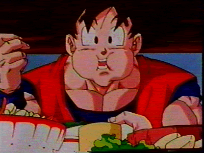 اتفضلو الى الحفله  هنا مفاجأة اليوم 28 Goku_Eating1