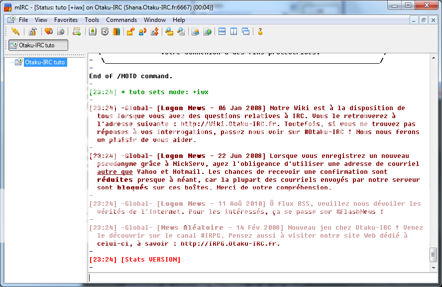 [Tuto] Utilisation du chan IRC (Win & OS X) Irc2