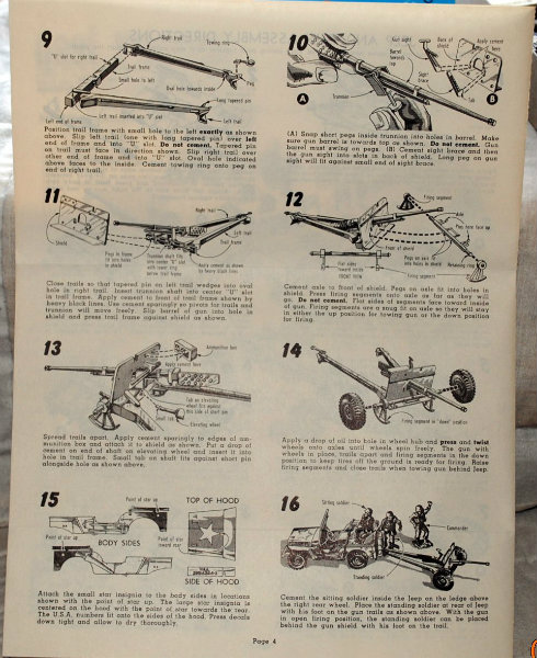 [Monogram] US Army military jeep and gun (1957) DSC_0092