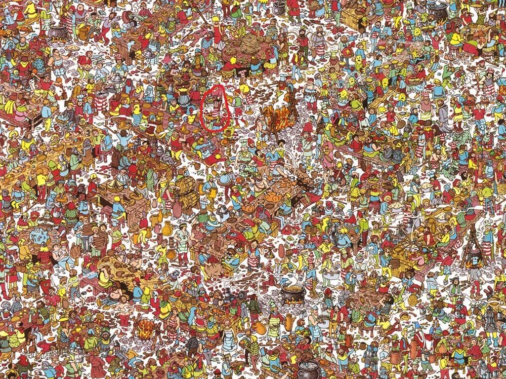 Where's Waldo???? TheGobblingGluttons