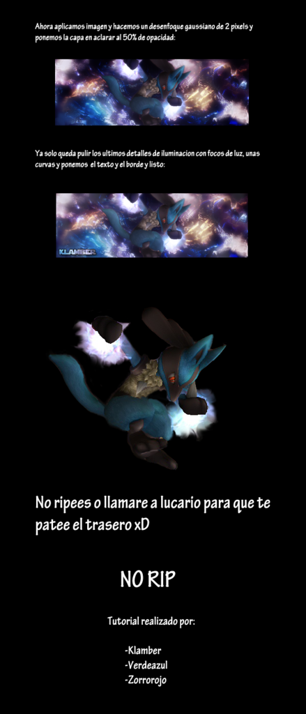 Lucario [nivel medio] Tutoriallucarioparte6