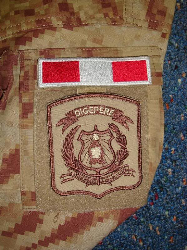 DESERT digital camouflage uniform PERUDESERT1F