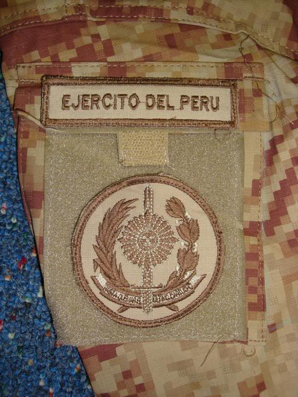 PERU - digital desert camouflage uniform PERUDESERT1G