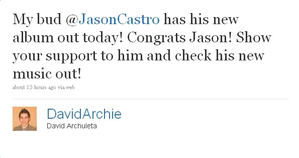 The Offical David Archuleta Twitter 1-3