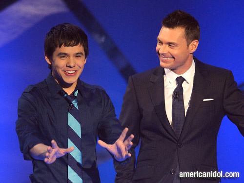 American Idol Top 9 Result Show - Imagine David-archuleta-with-ryan-seacrest-