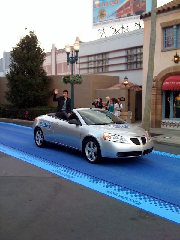 David - Disneyworld - with American Idol :X Disneycar