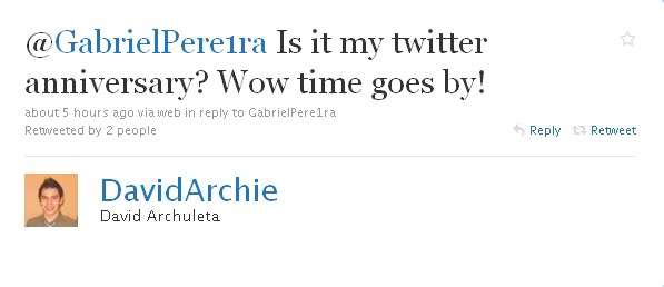 The Offical David Archuleta Twitter G-1