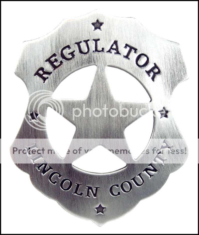 Dallas Regulators Thread BadgePH085LincolnCountyRegulatorshield