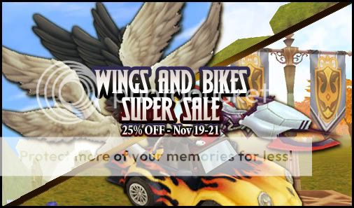 25% OFF Wings and Bikes Weekend Super Sale! WeekendWingsandBikessalecopy