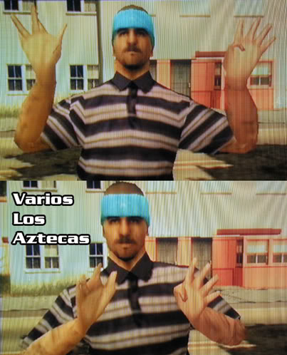 Gang hand signs Variosposes