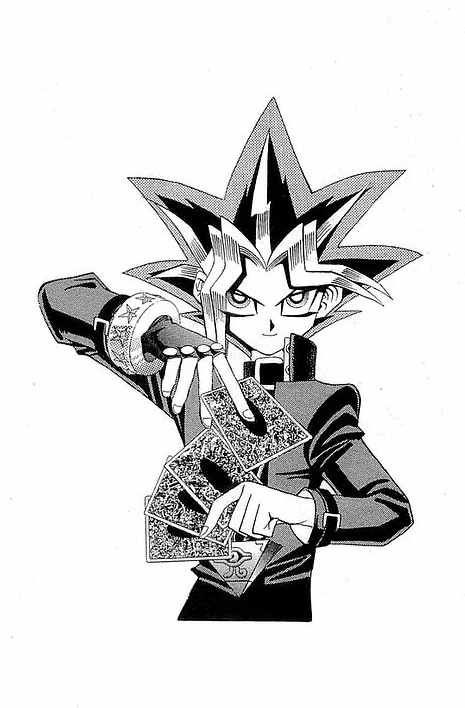  Hình ảnh manga Atem ( Yami Yugi ) và Anzu Mazaki ( Tea Gardner ) của bộ YugiOh vua trò chơi 1MangaAA%20235